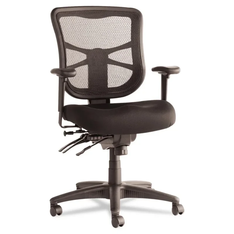 

Elusion Series Mesh Mid-Back Multifunction Chair, Supports Up to 275 lb, 17.7" to 21.4" Seat Height,