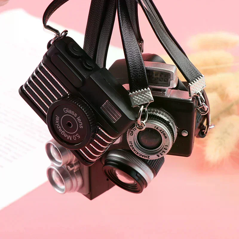 1Pc Dollhouse Miniature Digital SLR Camera Dolls House Decoration Accessory