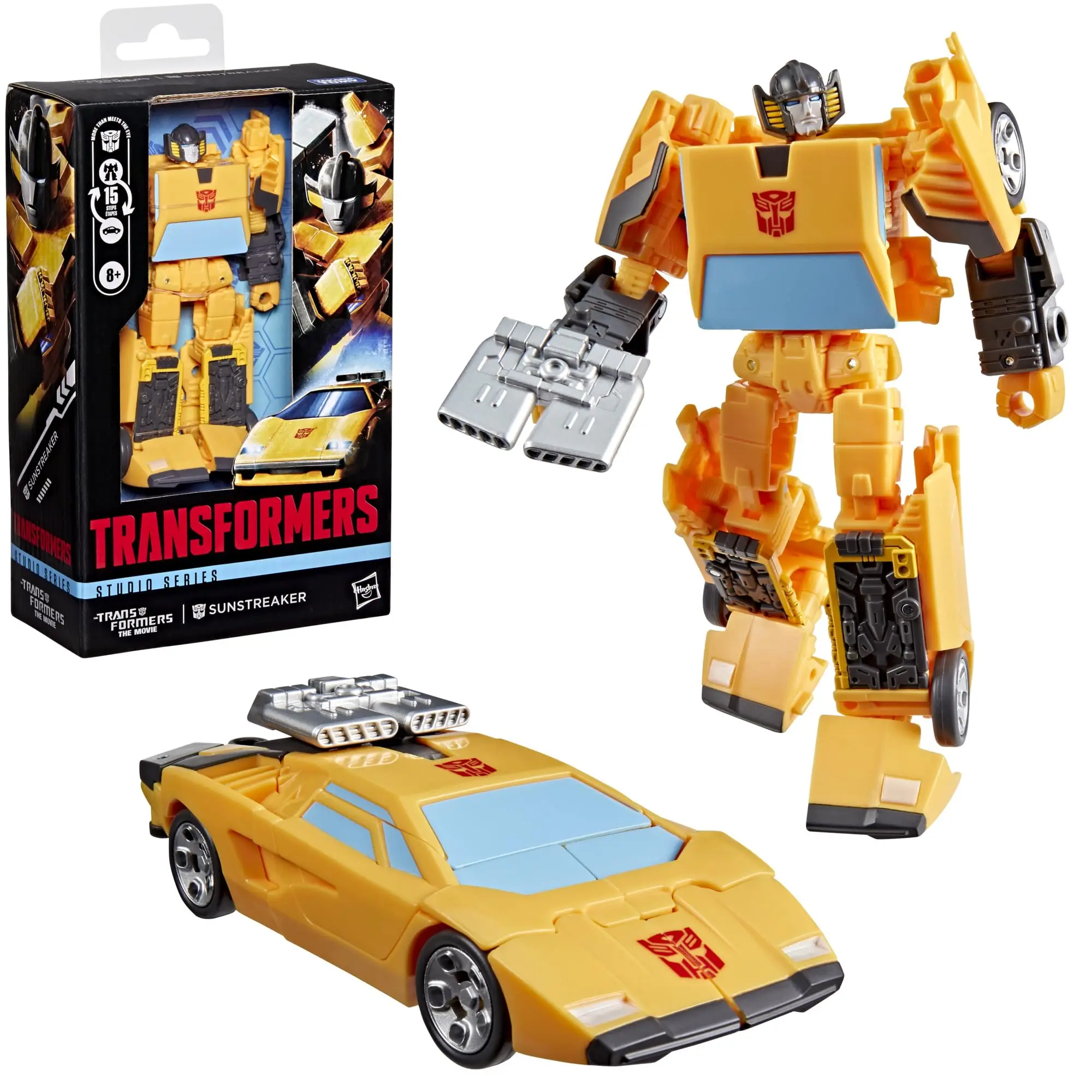 

Фигурка-трансформер Hasbro Transformers Studio Series The Movie Sunstreaker Deluxe Class, 4,5 дюйма, G1930