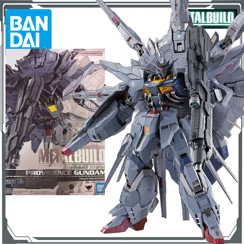 

Bandai Original Mobile Gundam METAL BUILD PROVIDENCE GUNDAM 195mm Anime Action Figures Toys for Boys Gift Model Ornaments