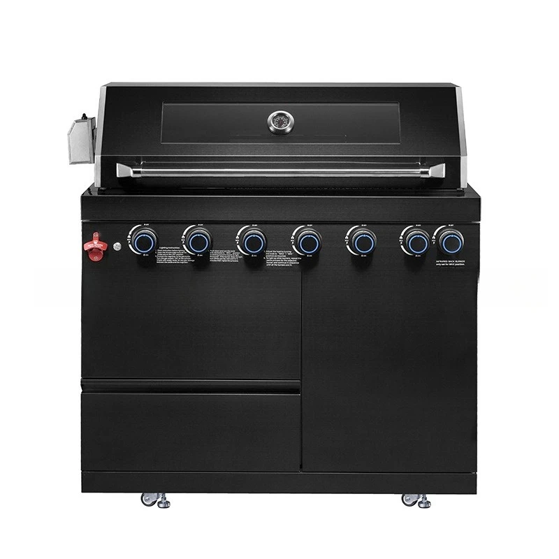 Villa outdoor courtyard 304 stainless steel high-end mobile grill