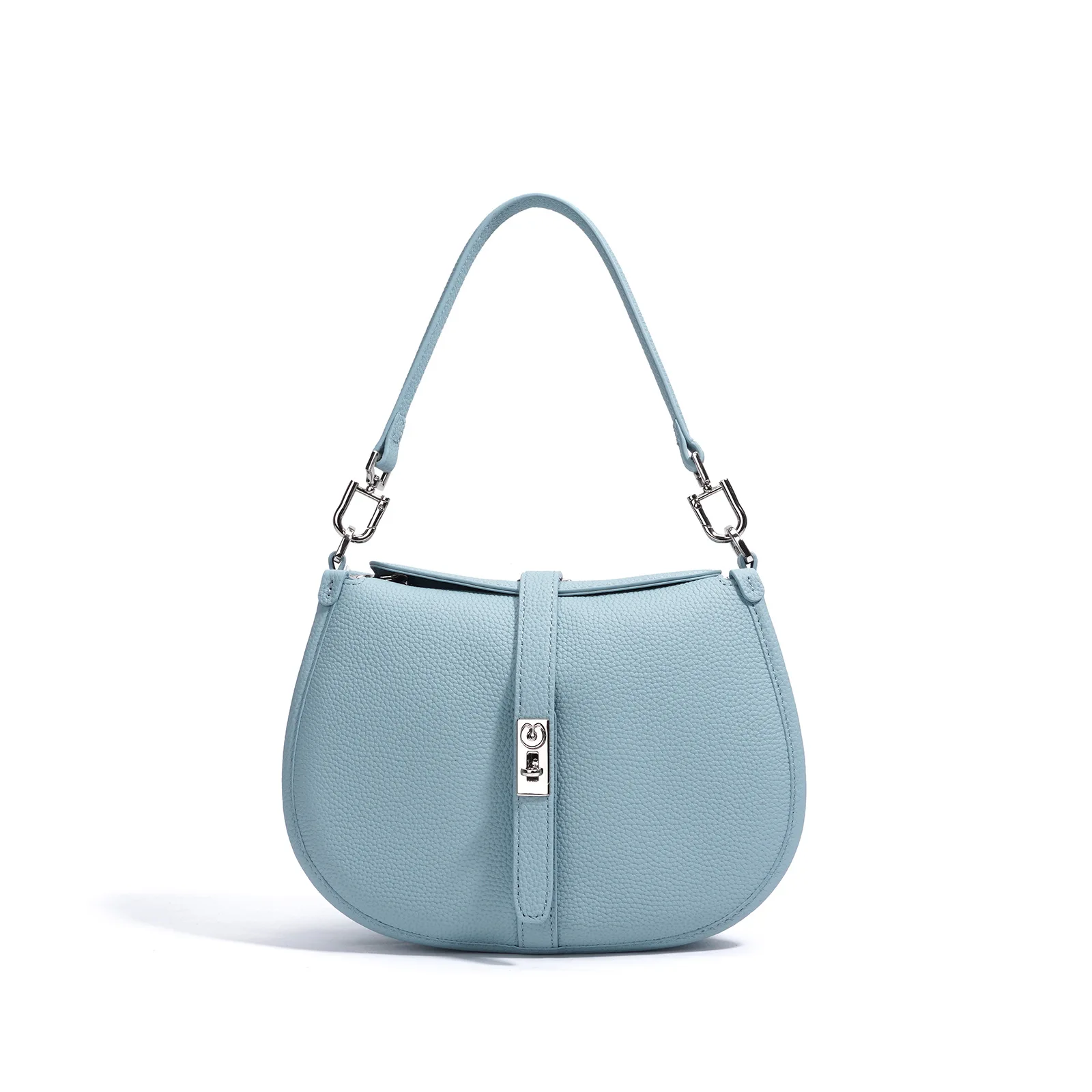 Small Women's Leather Handbag Popular Pink Shoulder Bags Luxury Saddle Bag Girls Designer Handbags Women's Genuine Leather Bag