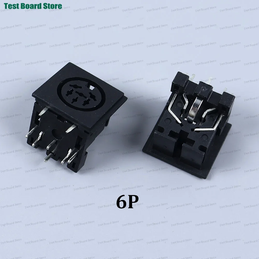 5/10/20 Stück Große S-Terminal DIN4 DIN5 DIN6 DIN7 DIN8 Buchsensteckverbinder 4P/5P/6P/7P/8P PCB Panelmontage – Detail 8
