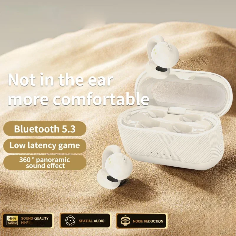 

High Quality Dual Earphone Wireless Bluetooth Headphones Clip On Headset High Definition Audio Quali For Outdoor Sport