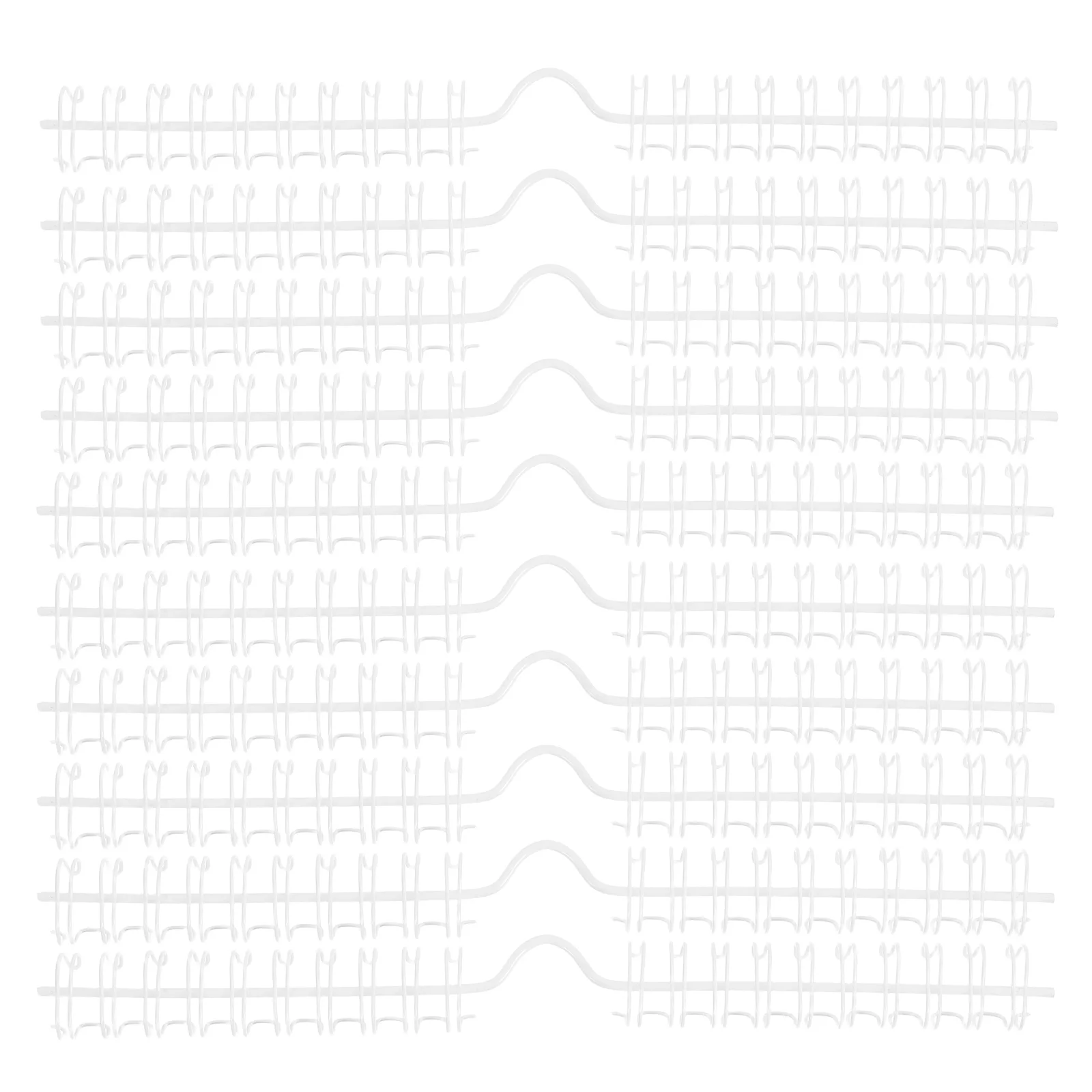 

1 Set Wire Binding Spines For Calendar Metal Binder Rings Office Supplies Spiral Coils Loose Leaf Binding Spines Hangable Wall