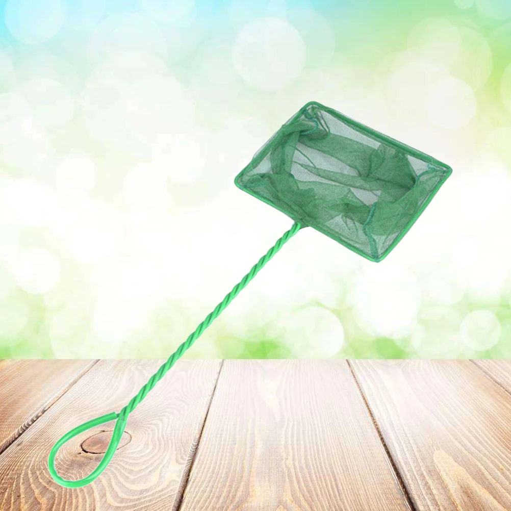 8 بوصة حوض السمك صافي لخزان الأسماك بركة الروبيان اصطياد المحمولة الصغيرة الصيد شبكة أرضية قوي المدمجة شبكة كبيرة آمنة