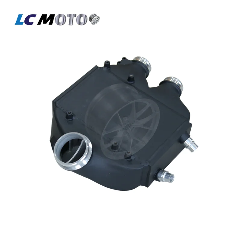 CSF Black Crinkle Powder Coated M Performance Top Mount Charge Intercooler For BMW F80 F81 F82 F83 M3 M4 S55 Twin Turbo