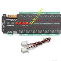 Smart home led controller for staircase Automatic Pir Sensor Stair Controller with CE certificate Support 36 step lights 2