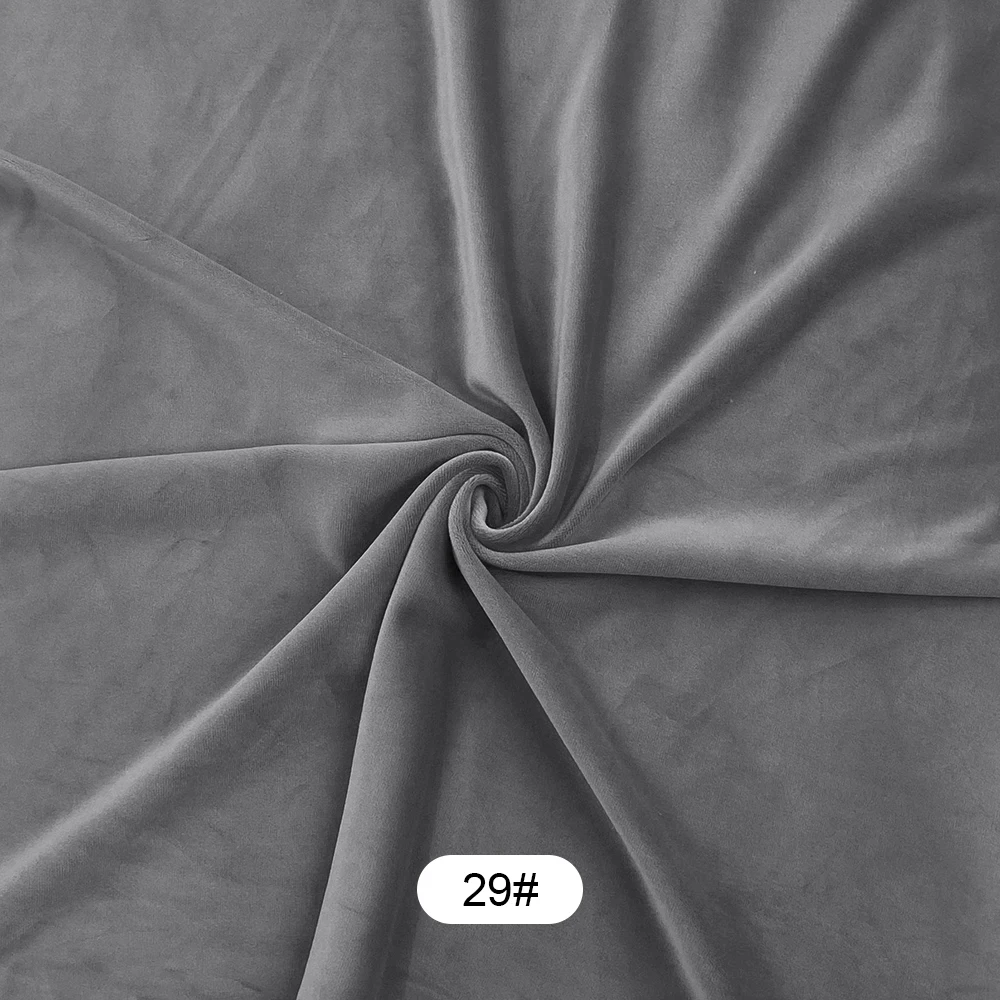 40 Farben 50x50cm Stretch Mochi Glatter Minky Stoff Hopen 95 % Polyester 5 % Spandex Stretch 4-seitiger Plüschstoff für DIY-Nähspielzeug