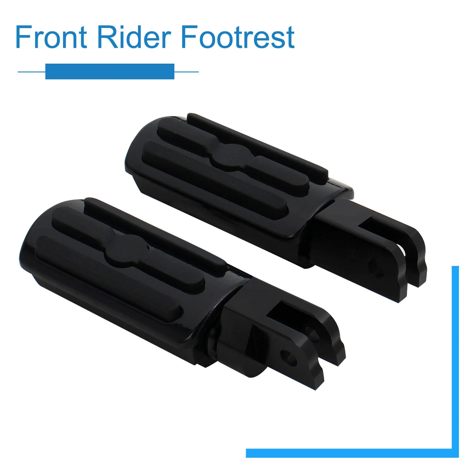 

1 Pair Front Rider Footrest Compatible With Honda Gold Wing GL1800 2001-2024 Motorcycle Foot Peg Pedals Chrome/Blcak