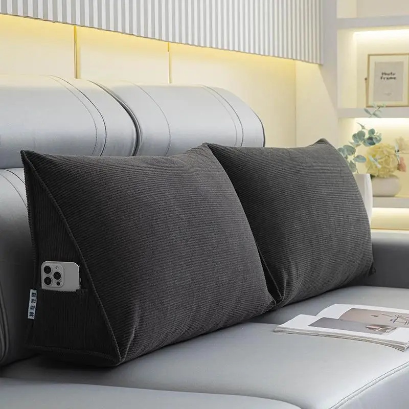 

Detachable Sofa Pillow Living Room Window Backrest Pad Bedroom Headboard Soft Cover Cushion Simple Design