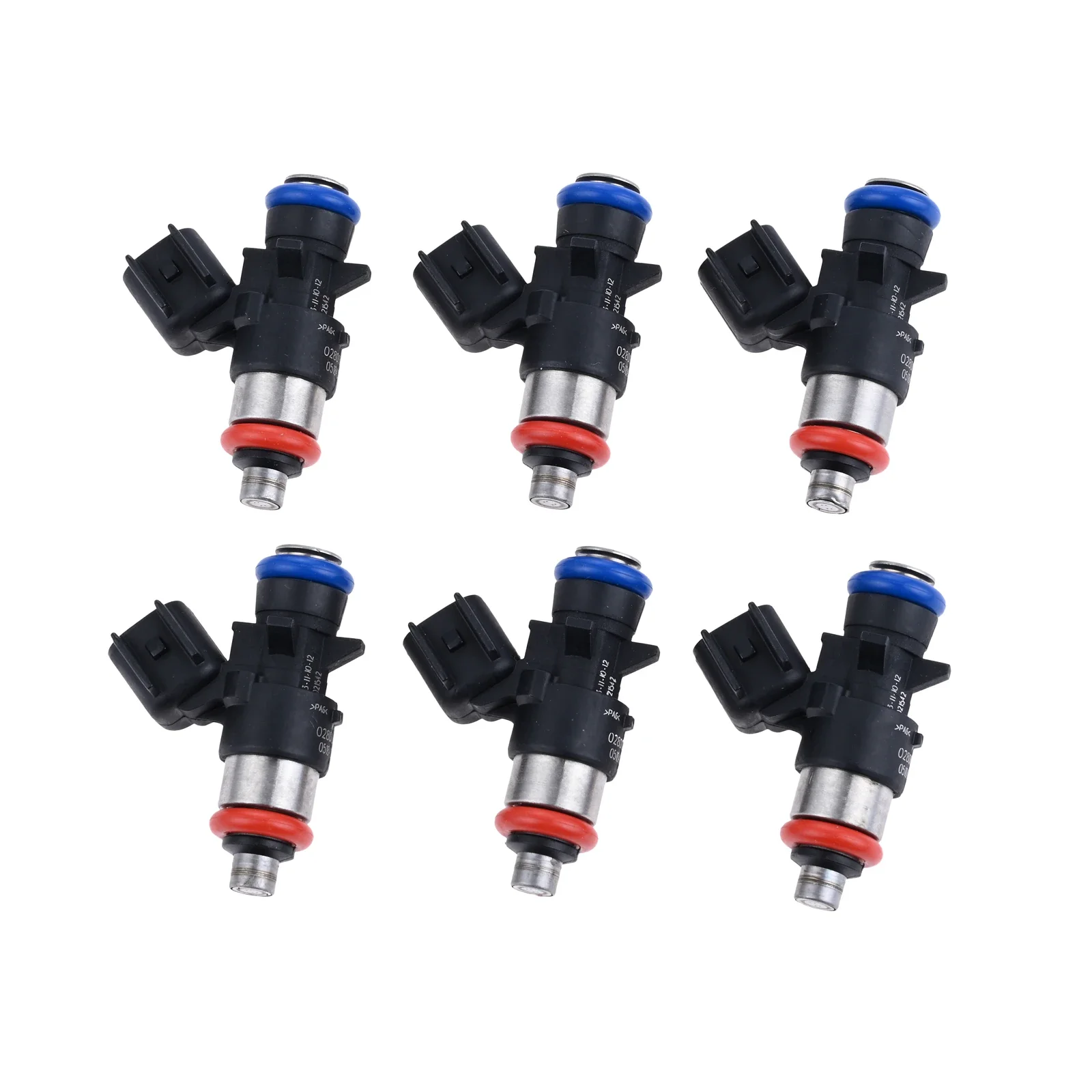 6Pcs/set 0280158233 Fuel Injector Fit For Chrysler Pacifica Town & Country Dodge Avenger Charger Challenger Jeep Wrangler Ram