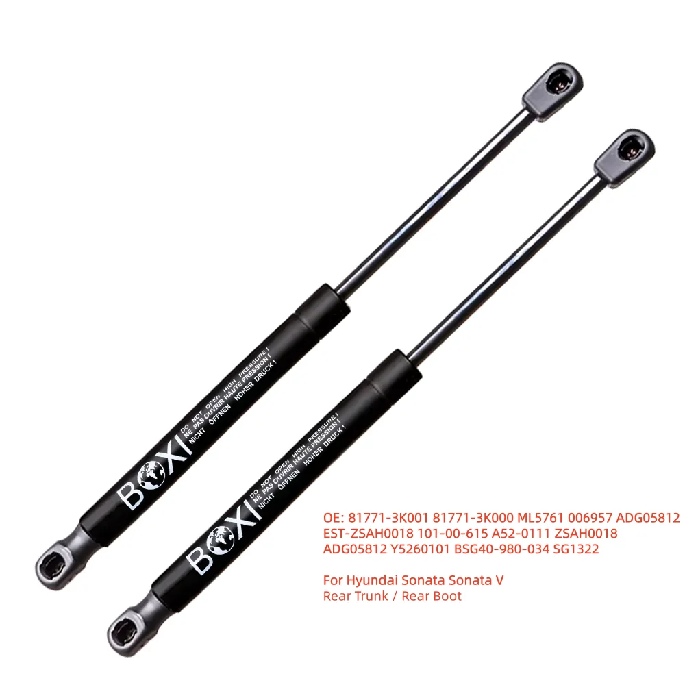 

BOXI 2Pcs Boot Shock Gas Spring Lift Support Prop For Hyundai Sonata Sonata V Gas Springs 817713K001 817713K000 Lift Struts