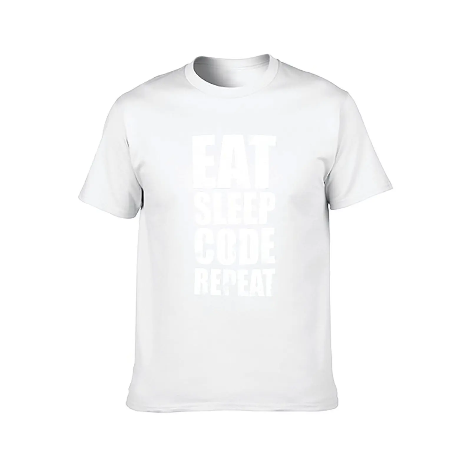 تي شيرت Eat Sleep Code Repeat (مهندس البرامج/المبرمج/مطور التطبيق) تي شيرت أساسي تي شيرت #2