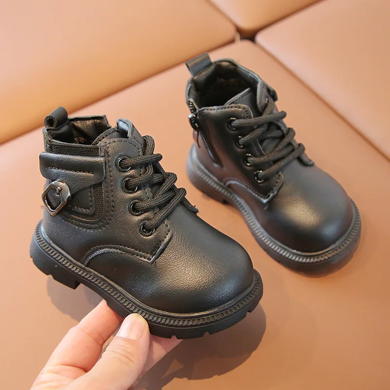 Children Shoe Warm Cotton Plush Infant Shoes Antiskid Winter Leather Shoes for Newborn Baby Girl Sandals Shoes Botas Para Bebe