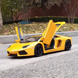 子供用合金スポーツカーモデル,1:18スケール,lp740,ダイキャストメタル,レーシングカー,車両モデル,高いシミュレーションコレクション,おもちゃ,ギフト