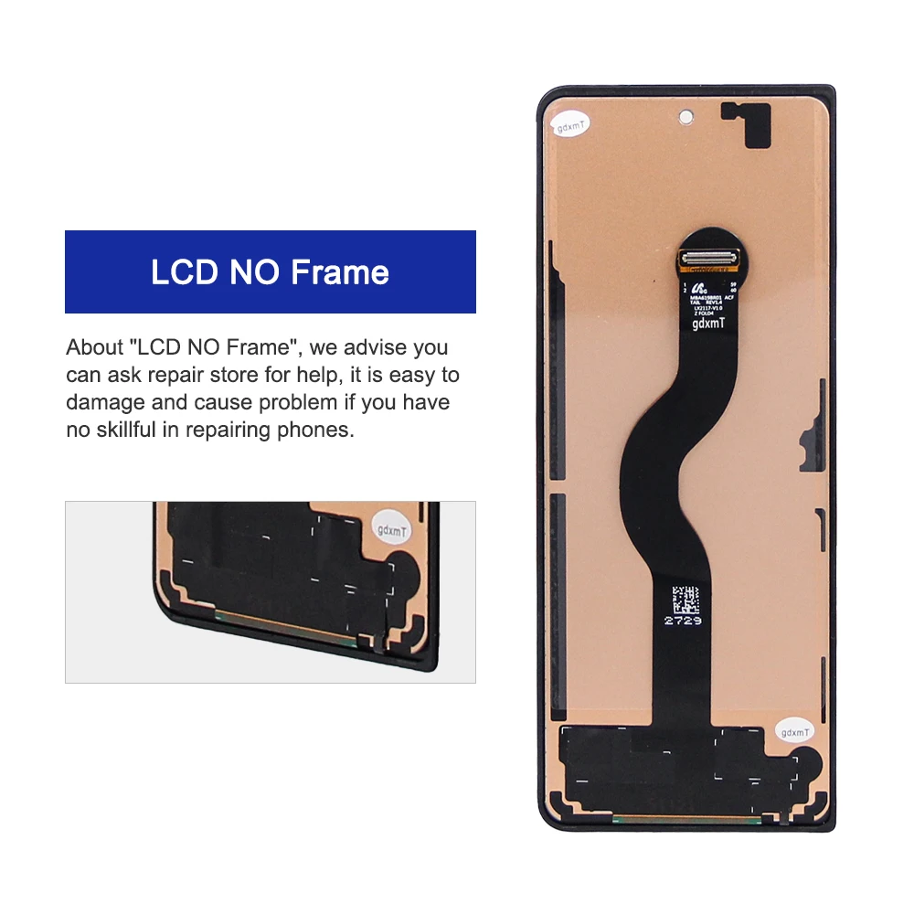 For Samsung Z Fold4 5G LCD Display Touch Screen Digitizer For