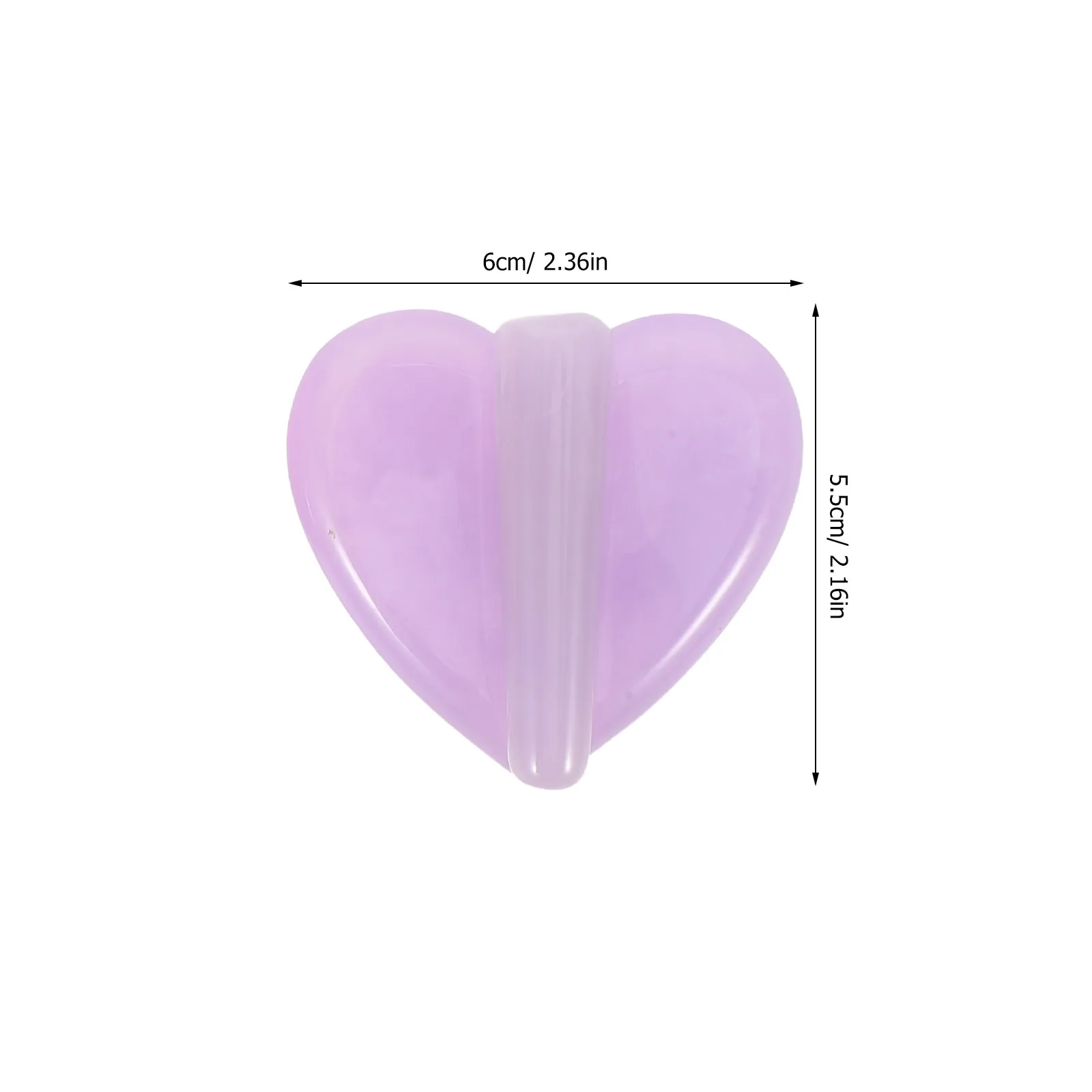 2Sets Artistic Nail Embossed Mold Heart Shape Bending Frame Acrylic Nail Art Tool DIY Home Design Manicure Equipment Gold Piece