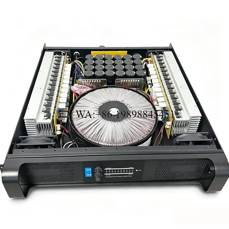 WMWMNU SIVG Class H 2U 2x1200W Professional Power Amplifier; Suitable for Concerts, Outdoor Stages, KTVs, and Bars OEM/ODM
