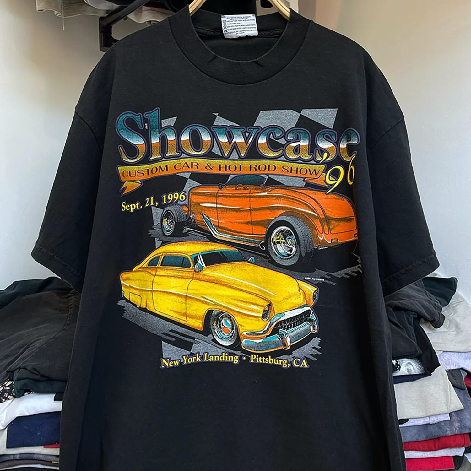Men's European American Retro Heavy-Duty Motorcycle Style Hot Rod Oversized Short-Sleeved T-Shirt Cotton Soft Breathable Summer Graphic Tee Unisex plus Size.heavyweight cotton, pre shrunk tee, butterysoft, graphic print crew neck,wash resistant print,Gift