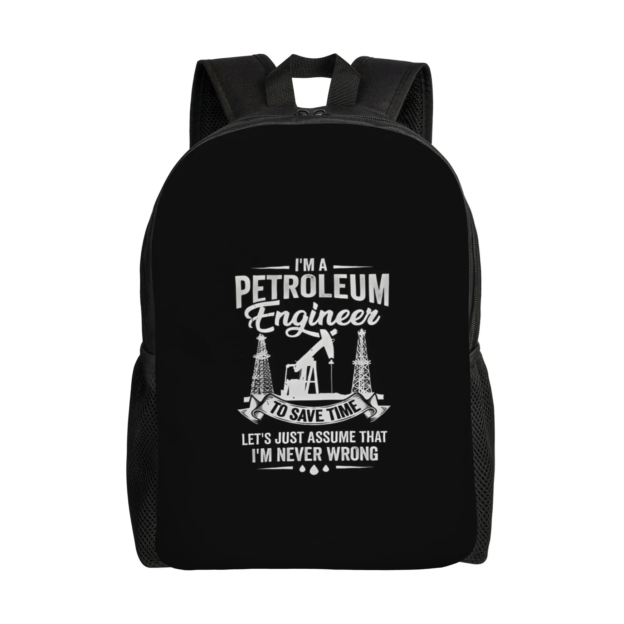 Back to school season Personalised Funny Petroleum Engineer Engineering Gift Daypack  Couple Backpack