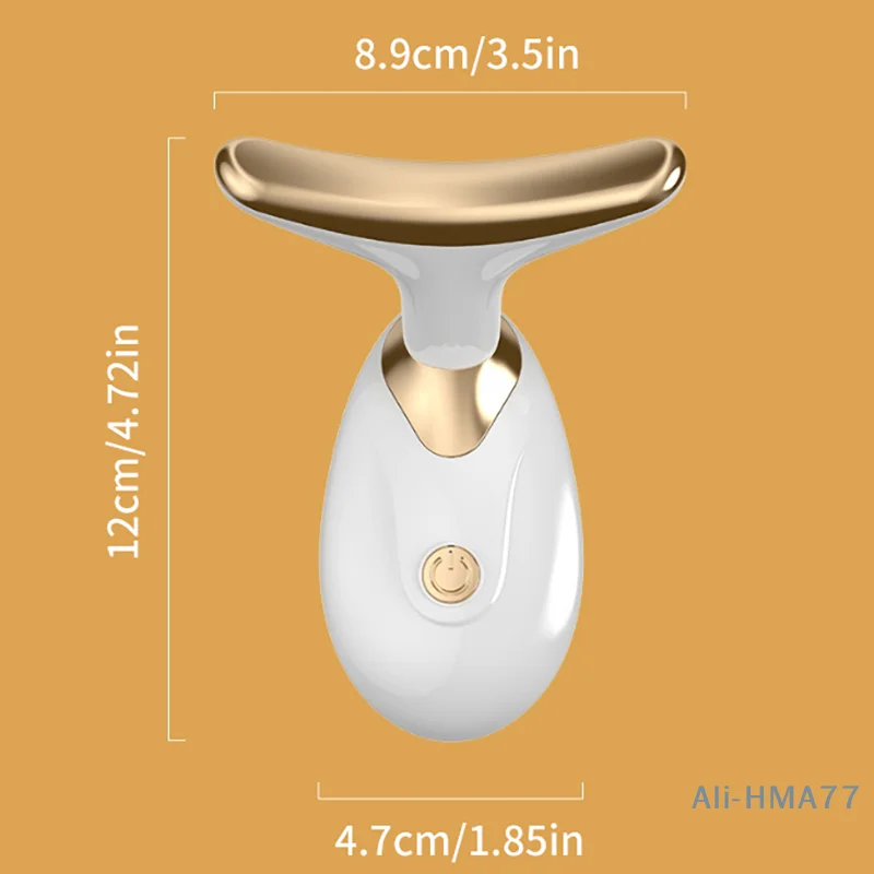 Dispositivi di sollevamento del viso del collo terapia della pelle stringere antirughe LED Photon Neck Massager V-Face Lifting riduce la cura del viso del doppio mento