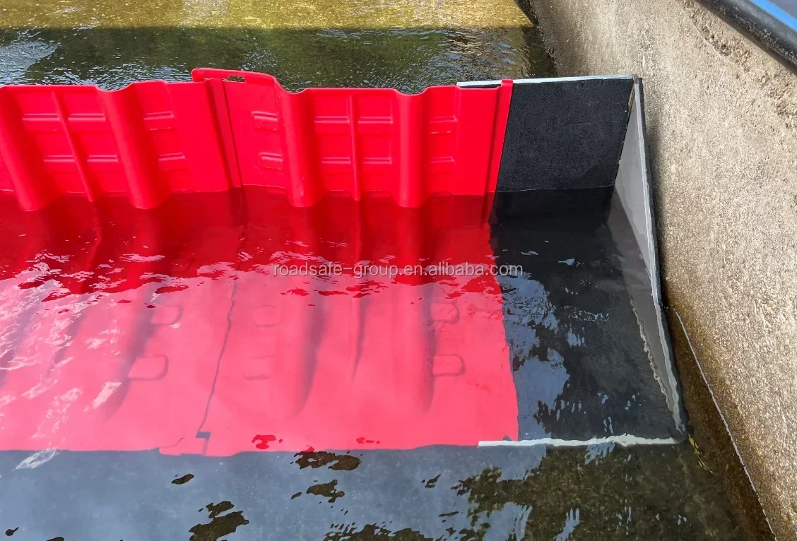 Flood Barrier Water Blocking Flood Control Baffle Waterproof Guardrail Flood Board L-Shaped Blade Prevention Supplies Panel