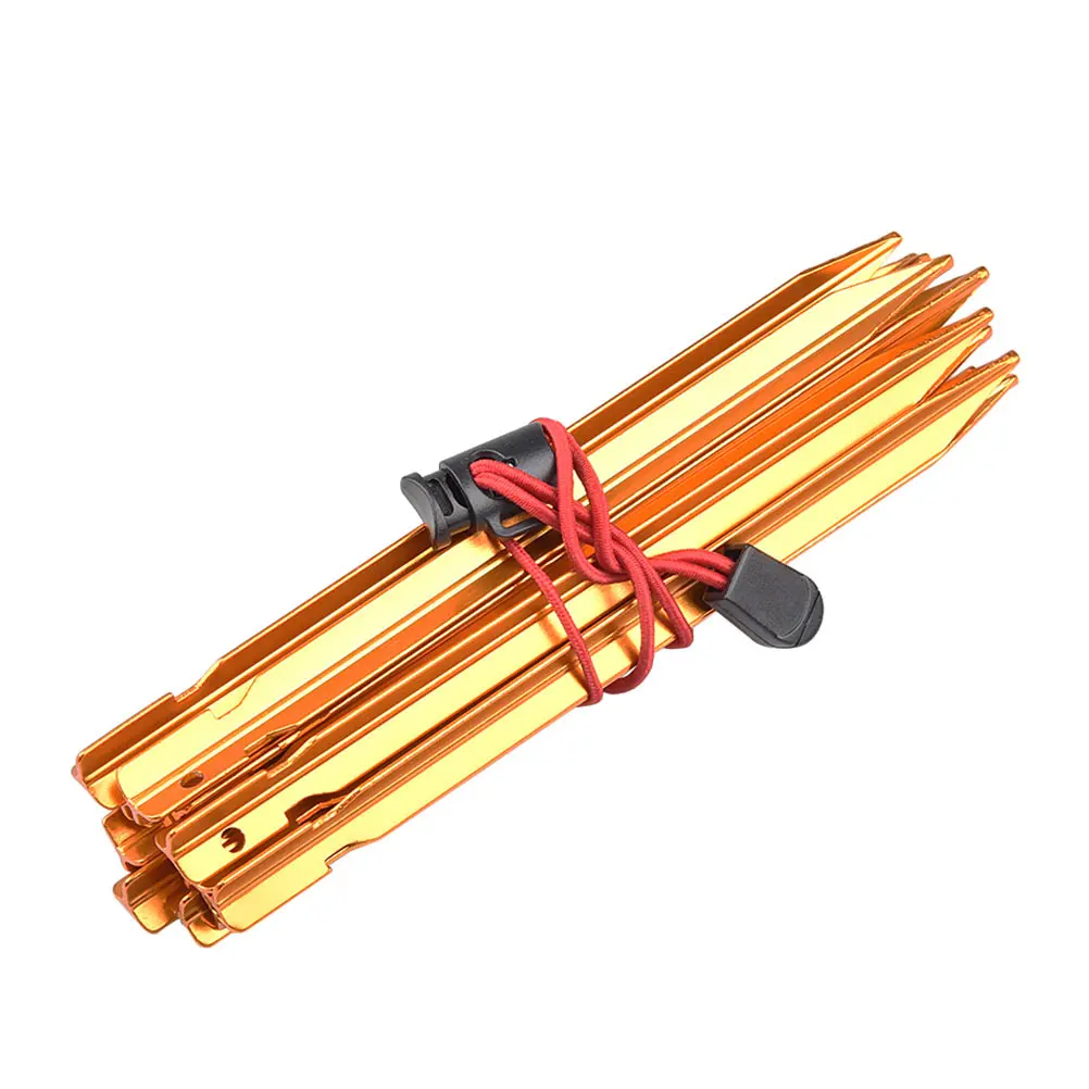 

8pcs Outdoor Multi-Functional Elastic Rope Adjustable Fixed Strap For Travel Camping Hiking Storage Reusable Oxford Material