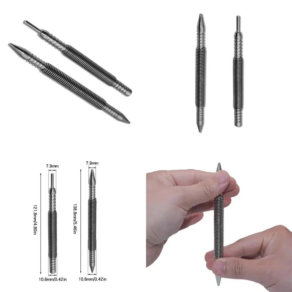 

2Pcs Double Head Combo Setter Double Ended 1/16-3/32″ 1/8″Spring Set high quality