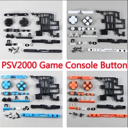 Bouton de réglage complet pour PS Vita PSV 2000, noir, blanc, bleu, orange, étui de console de jeu, accessoires, fonction de direction, coque de clé LR