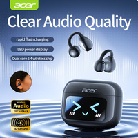 [Acer Official Authentic Product] Ohr556 Wireless Headphones Ear Clip Design Hifi High-Definition Noise Reduction Comfortable Wear Sports Running Fitness Mobile Phone Tablet Notebook Compatible with Multiple Devices