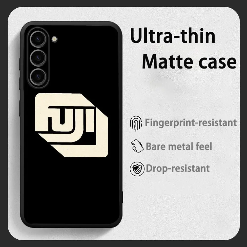Camera fu-jifilmes fashion design  Phone Case For Samsung Galaxy S26 S25 S24 S23 S22 S21 Plus Ultra Fold A Soft Black