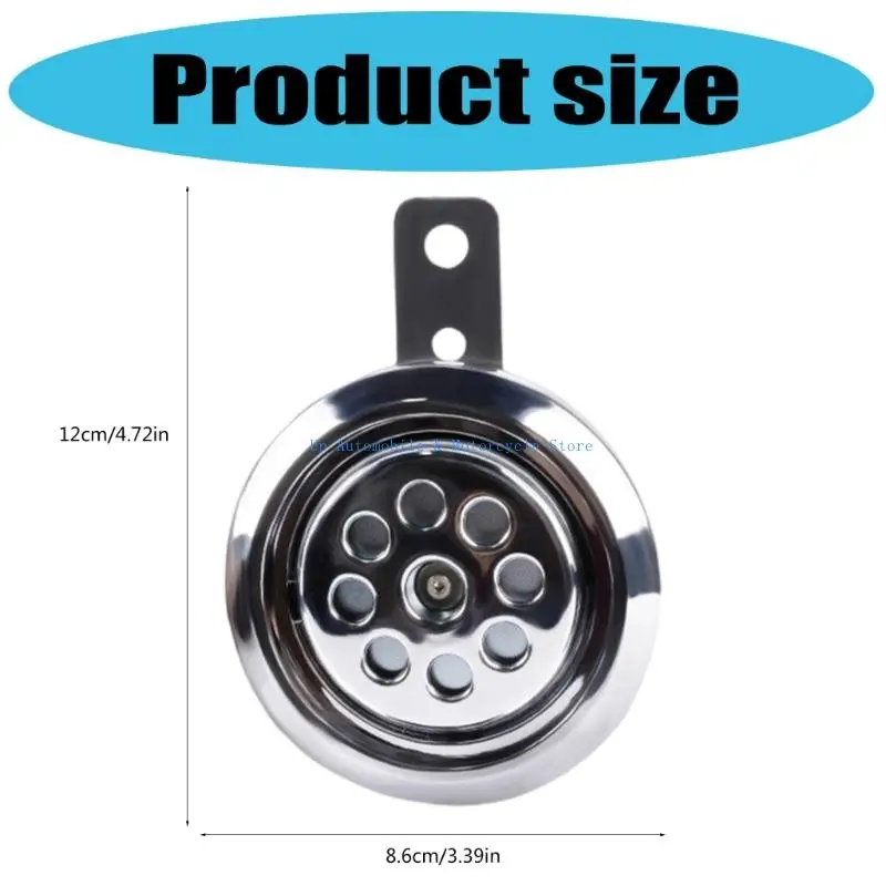 270E بصوت عال دراجة نارية جهاز إنذار للتحذير شاحنة إنذار مكبر الصوت 12 فولت صفارة الإنذار الهواء القرن 105DB #6