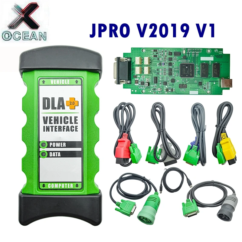 

Professional Diagnostic Tool JPRO V2019 V1 Heavy Duty Truck Scanner Noregon JPro DLA+ 2.0 Adapter Kit