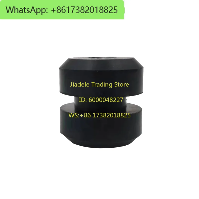 Split type rubber shock absorber, cab suspension radiator