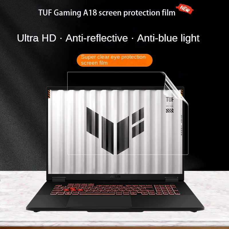 

Для ASUS TUF Gaming A18 2025 пленка для клавиатуры 18-дюймовая игровая книга FA808UM экран закаленная пленка чехол для клавиш гладкая пленка