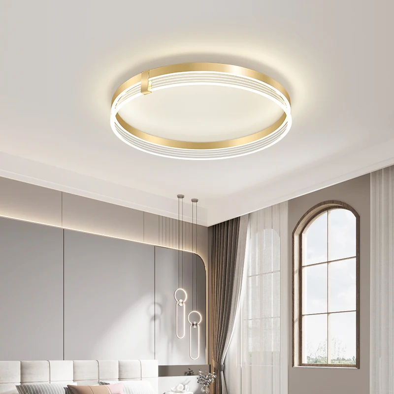 Minimalist Led Bedroom Ceiling Lamp With Remote Control Modern Round Led Ceiling Lights For Living Room Home Led Ceiling Light