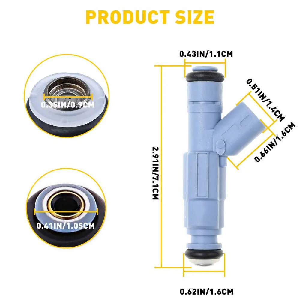 8 Stuks Brandstof Injectoren 0280155849 Voor 01-07 Dodge Dakota Durango Ram 1500 4.7L V8