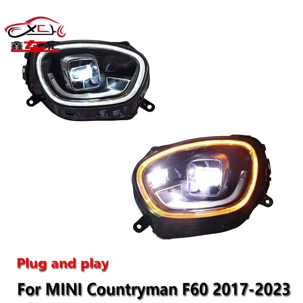 

Car LED Headlight Assemblies For BMW MINI Countryman F60 2017-2023 DRL Brake Turn Signal Lamp Plug and Play