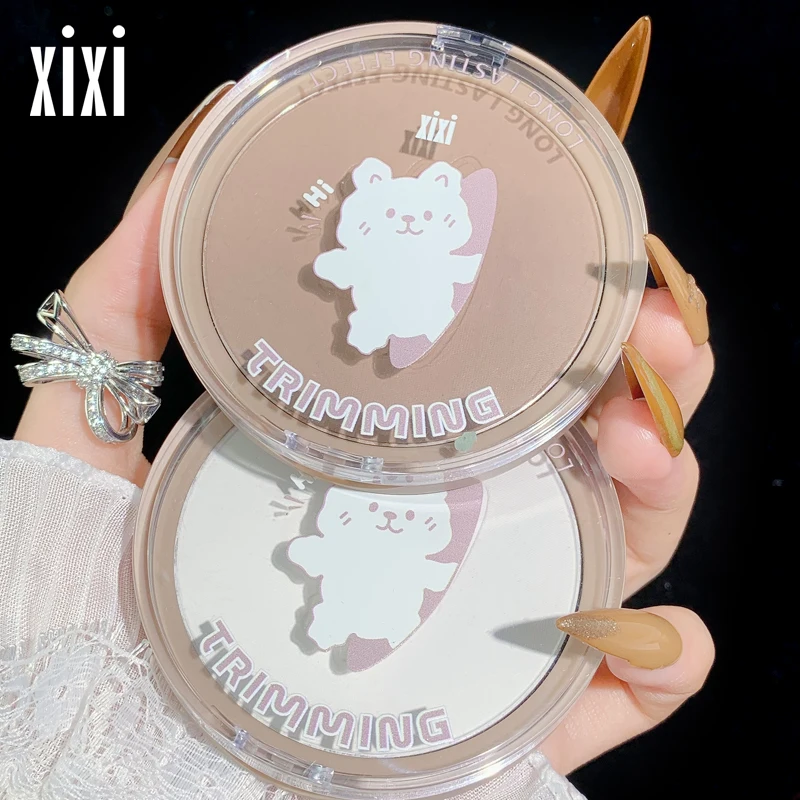 Natural 3D Bronzer Contour Powder Palette Long-lasting Smooth Matte Facial Highlight Makeup Waterproof Shadow Powder Cosmetics