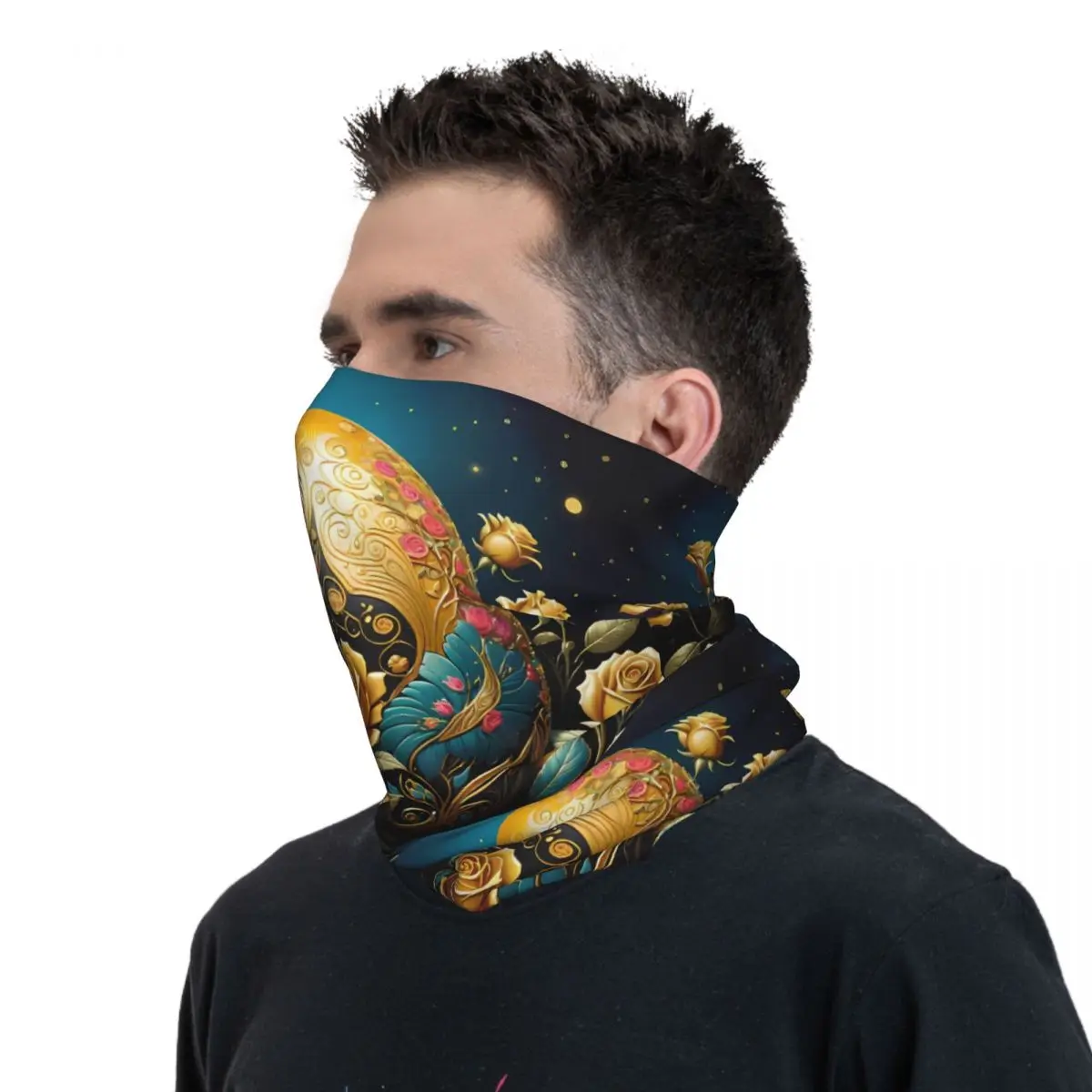 Easter Egg Scarf Neckerchief Neck Face Mask Polyester