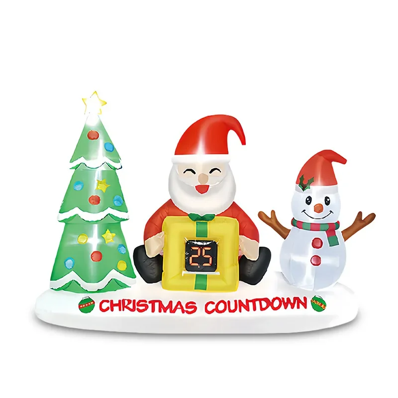 

Inflatable Santa LED luminous Christmas tree snowman model Christmas garden decoration ornament