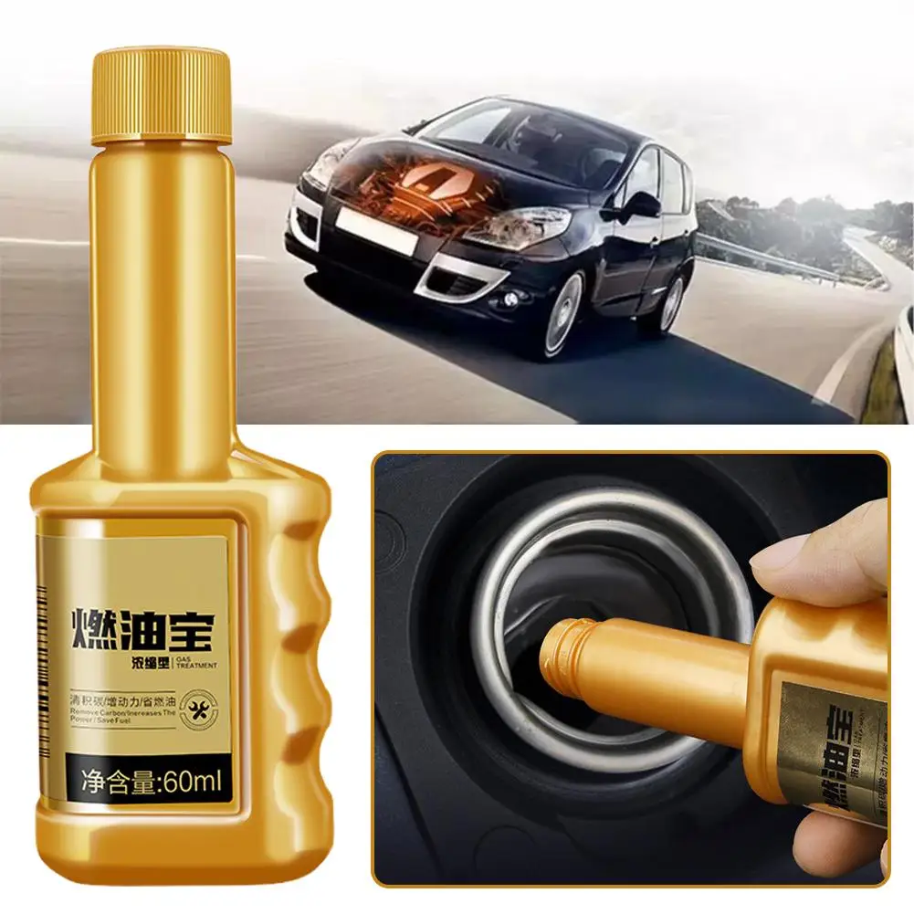 60ml Fuel Treasure Car Engine Cleaner Gasoline Combustion PEA Removal Carbon Decarbonization Enhancer Agent Cleaning Saver V0K4