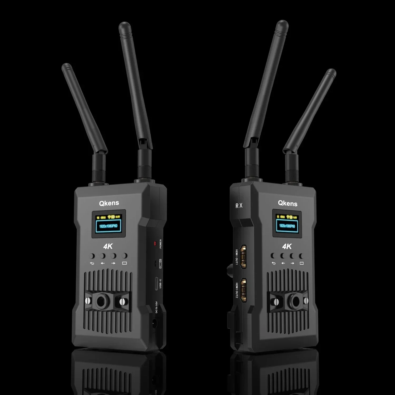 Système de Transmission vidéo sans fil, extension double HDMI 5.8G 4K, émetteur-récepteur pour caméra, Streaming en direct, moniteur d'application de téléphone