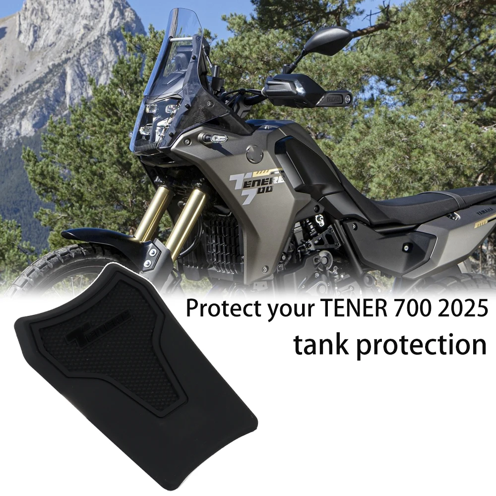 

FOR YAMAHA TENERE 700 2025 2025 NEW Motorcycle tank Sticker pad Non-slip Side Fuel Rubber Waterproof Stickers