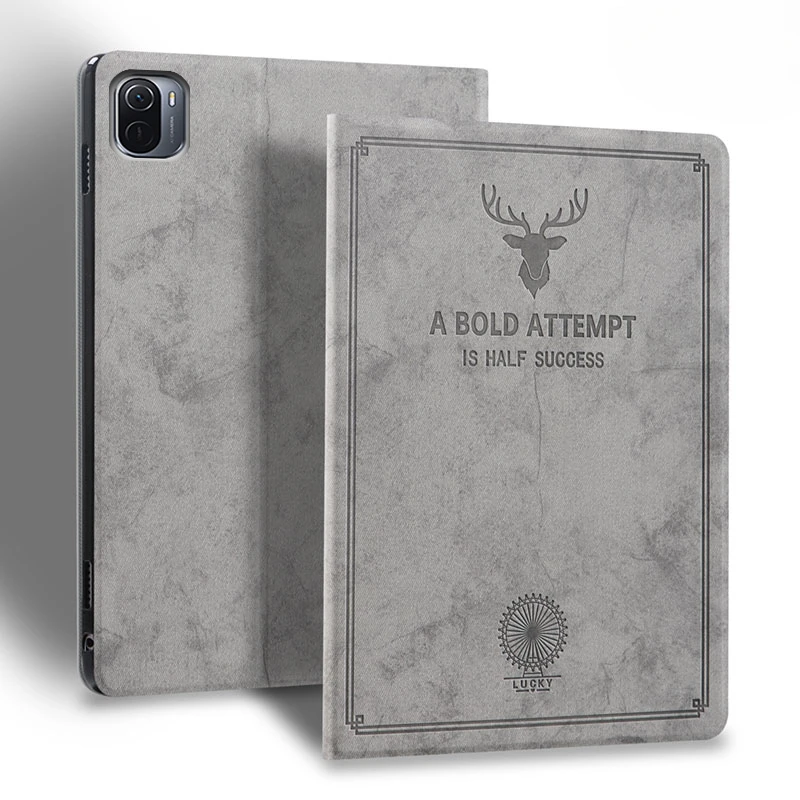 

Premium Deer Head Case for Xiaomi Redmi 6 5 4 Pro Plus 12.4 11 10.1 8 Inch Redmi Pad 10.6 " Folding Stand Leather Tablet Cover
