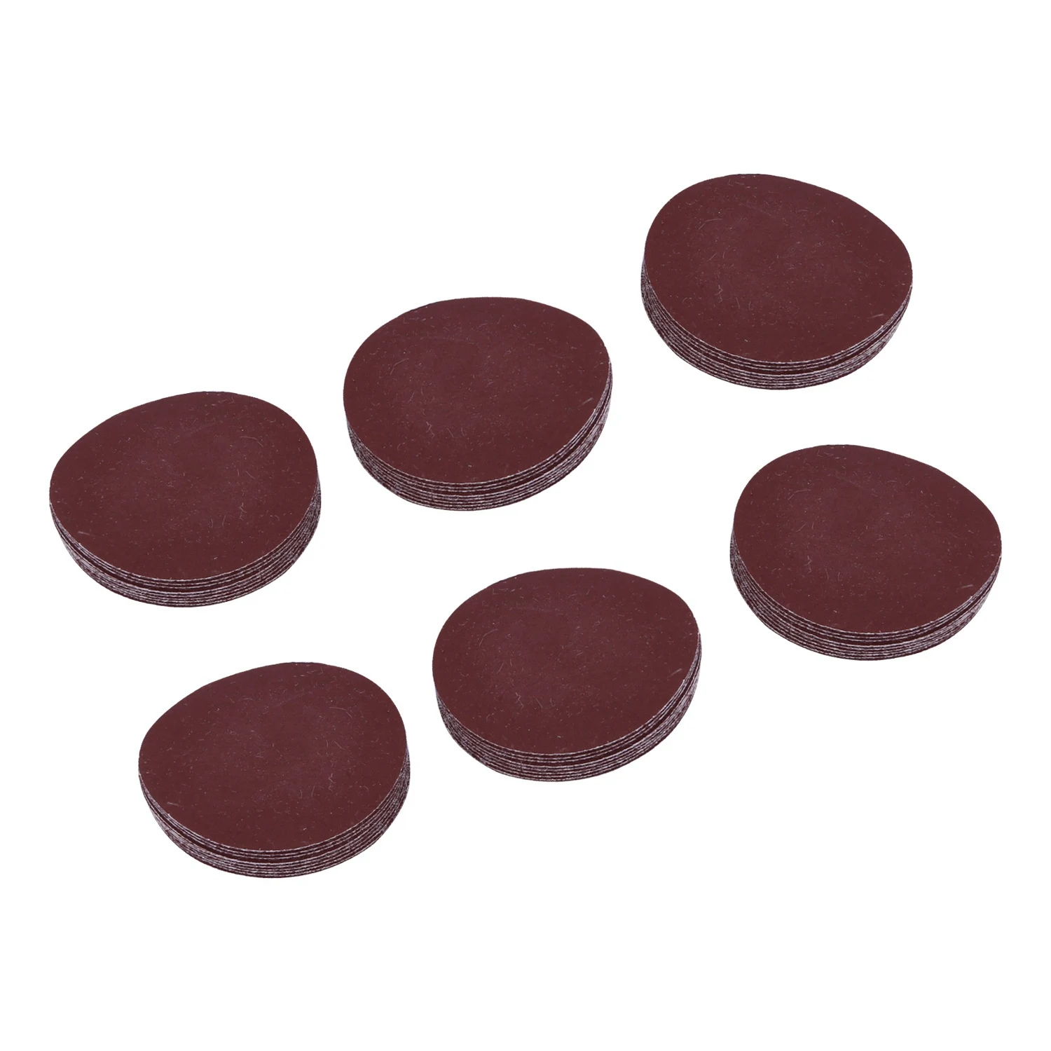 Muela de papel de lija de 60 piezas, adaptador de almohadilla de pulido de 50Mm, grano de grano, tamaño 100, 240, 600, 800