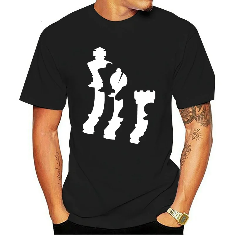 قطع شطرنج للرجال ، قميص كلاسيكي ، رسومات لمحبي اللاعبين ، كبير الحجم ، وصل حديثًا ، كلاسيكي ومضحك ، أنيمي ، تخفيضات كبيرة ، #2