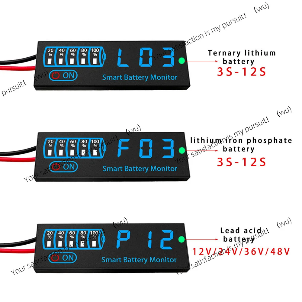 ZOCI-3S-12S 18650 Tester LCD Meter Module Capacity Voltmeter