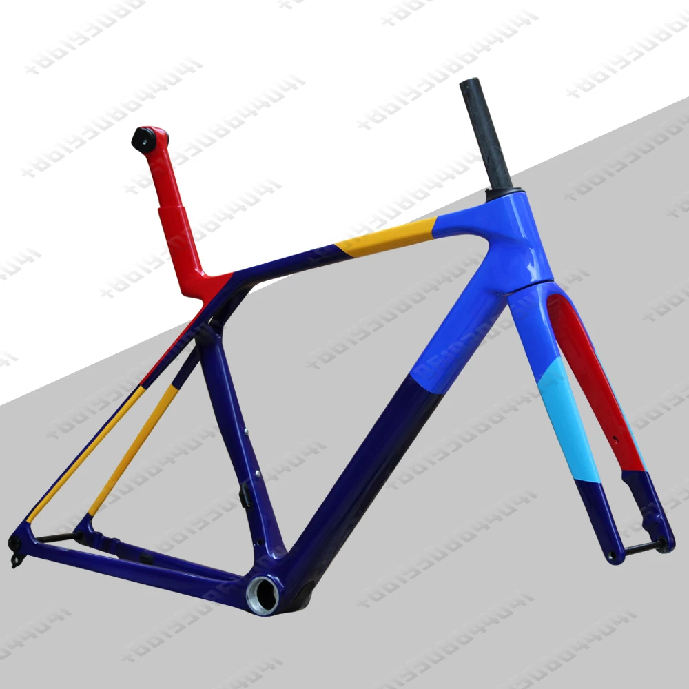 SLR 9 GEN 8 New All Inner Cable Disc Road Carbon Frame T1000 Carbon Road Bike Frame Max Tire 700x32C Racing Bicycle Frameset